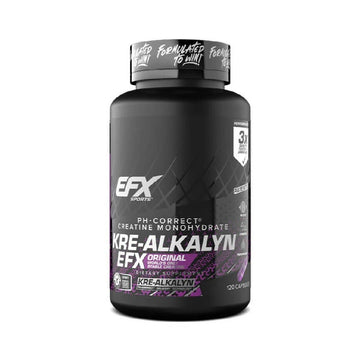 Creatina Kre - Alkalyn 1500mg, 120 capsule, EFX, Supliment alimentar pe baza de creatina 1