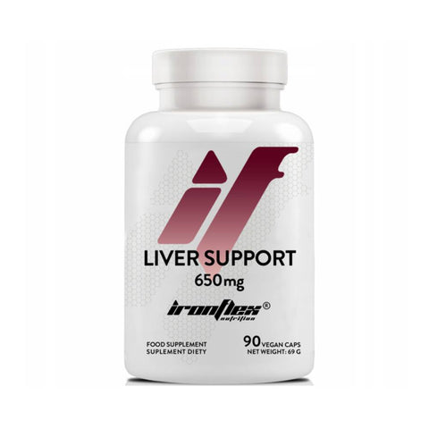 Liver Support 650mg, 90 capsule, Ironflex, Supliment sanatate hepatica 1