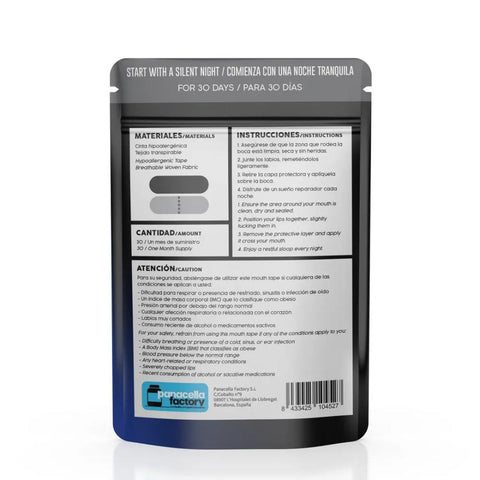 Mouth Tape, Gudslip, Banda gura pentru somn, 30 bucati/30zile 2
