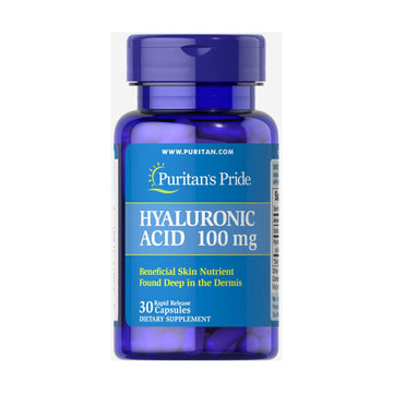 Puritan's Pride | Acid Hialuronic 100mg, 30 capsule, Puritan's Pride, Supliment alimentar pentru piele, oase si articulatii 0