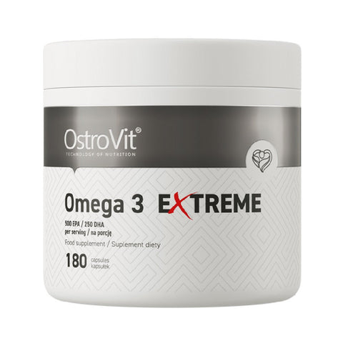 Omega Omega 3 Extreme 1000mg, 180 capsule, Ostrovit, Supliment alimentar pentru sanatate 1