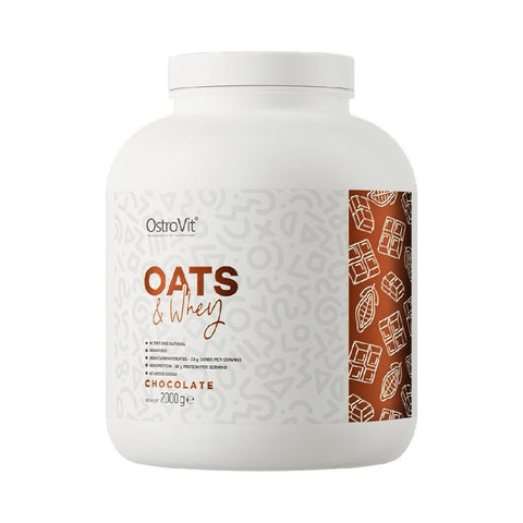 Ovaz instant | Oats & Whey, pudra, 2kg, Ostrovit, Ovaz cu adaos de proteine 0