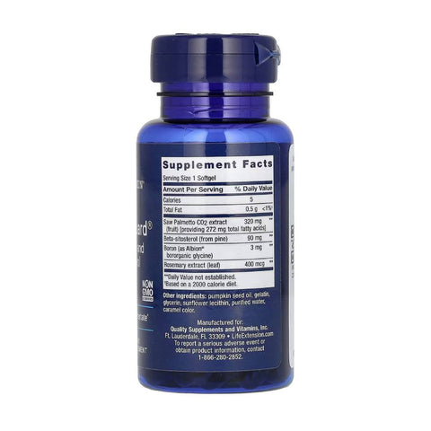 undefined | PalmettoGuard, 30 capsule, Life Extension, Supliment sanatate barbati pe baza de palmier pitic 1