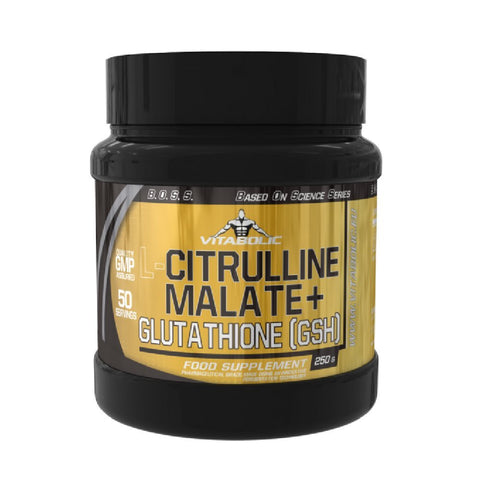 Pre - workout L - citrulina malat + Glutation (GSH), pudra, 250g, Vitabolic, Supliment alimentar pentru performanta 1