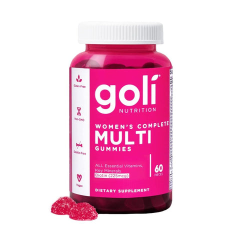 Vitamine si minerale (Produs cu defect) Multivitamine complete pentru femei, 60 jeleuri, Goli Nutrition, Supliment alimentar pentru sanatatea femeilor 1