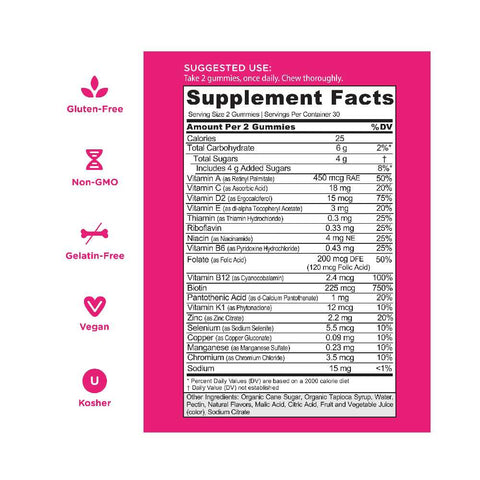 Vitamine si minerale (Produs cu defect) Multivitamine complete pentru femei, 60 jeleuri, Goli Nutrition, Supliment alimentar pentru sanatatea femeilor 2