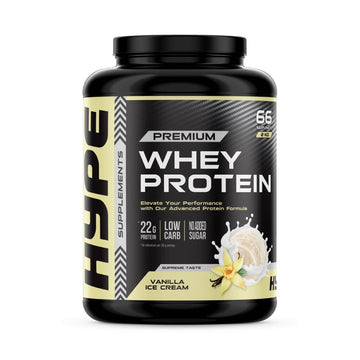 Concentrat proteic din zer | Proteina de zer Premium, pudra, 2kg, Hype Supplements 0