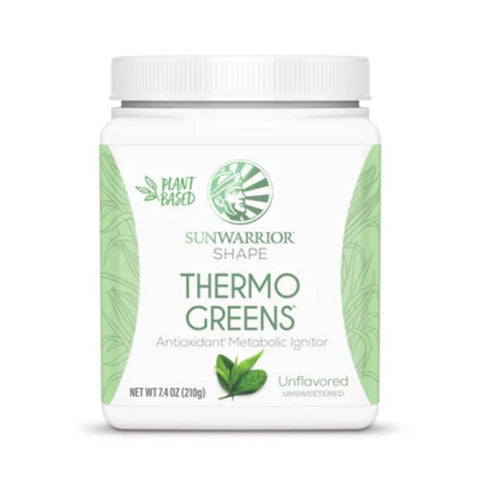 Arzatoare de grasimi | Shape Thermo Greens pudra, 210g, Sunwarrior, Superalimente verzi cu rol de ardere grasimi 0