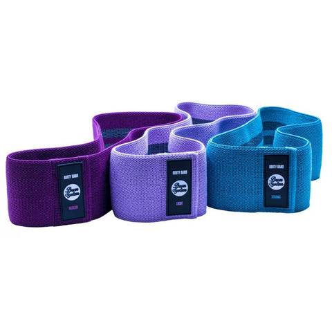 Set 3 benzi elastice fitness Power System, Antrenamente pentru picioare, fese si abdomen 1
