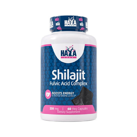 Shilajit 250mg, 60 vcapsule, Haya Labs, Acid fluvic 1