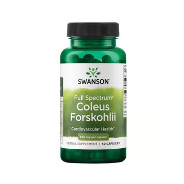 Suplimente sanatate Coleus Forskohlii 400mg, 60 capsule, Swason, Supliment sanatate cardiovasculara 1