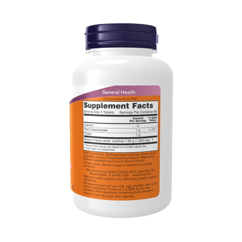 Now Foods | Drojdie de bere 1950mg, 200 tablete, Now Foods, Supliment alimentar pentru sanatate 1
