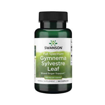 Suplimente sanatate Extract de Gymnema Sylvestre 400mg, 100 capsule, Swanson, Supliment alimentar pentru sanatate 1