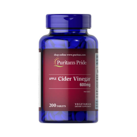 Digestie | Otet de Mere 600mg, Puritan's Pride, Supliment alimentar pentru sanatate 0