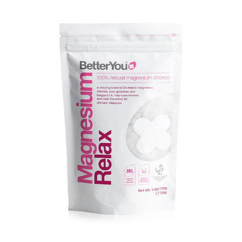 Minerale | Magnesium Relax, 750g, BetterYou, Fulgi de mangeziu pentru baie 0