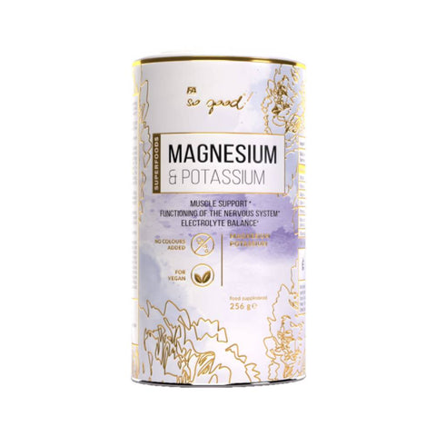 Minerale | So good! Magneziu & Potasiu pudra, 256g, Fitness Authority, Supliment alimentar pentru sanatate 0