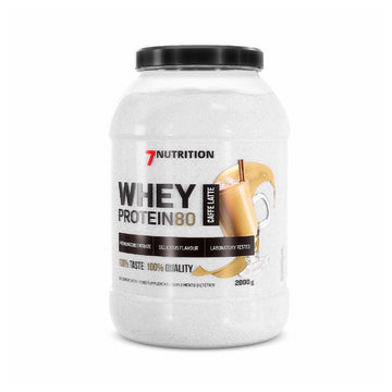 Proteine Whey Protein 80 2kg, pudra, 7Nutrition, Supliment alimentar de tip proteina din zer 1