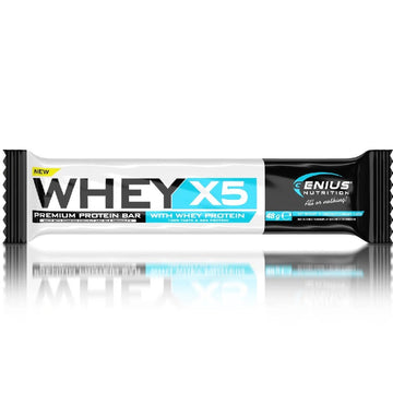 Batoane Whey X5 Protein Bar 48g, Genius Nutrition, Baton proteic 1