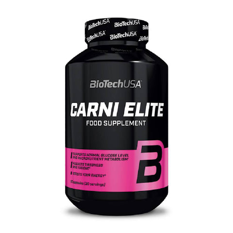 Slabire & Ardere grasimi | Carni Elite, 90 capsule, BiotechUSA, Supliment slabire 0