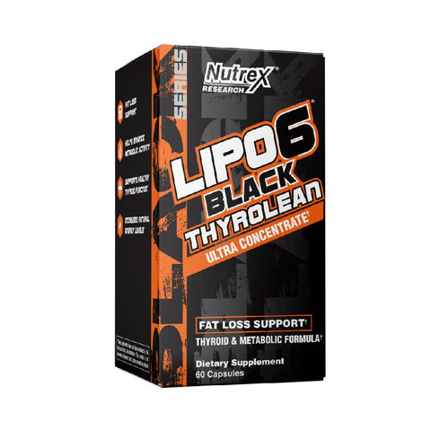 Slabire & Ardere grasimi | Lipo6 Black Thyrolean Ultra Concentrate, 60 capsule, Nutrex, Arzator de grasimi 0