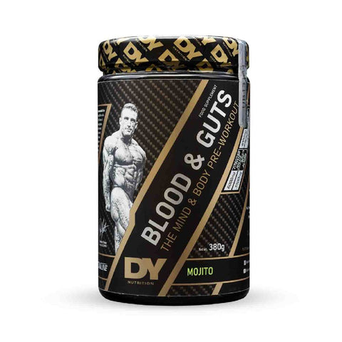 Suplimente antrenament | Blood & Guts, pudra, 380g, Dorian Yates, Supliment alimentar pre-workout cu cofeina 4