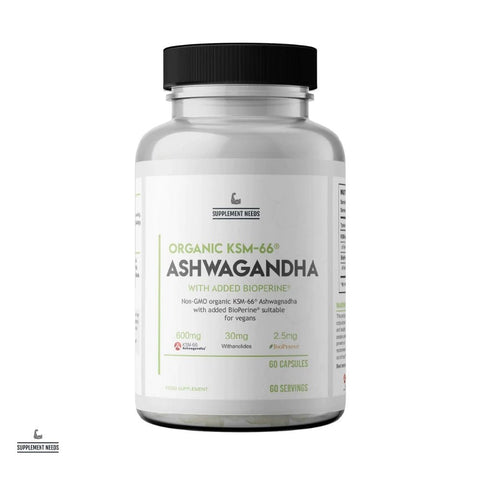 Suplimente pentru somn | KSM-66 Ashwagandha 600mg, 60 capsule, Supplement Needs, Supliment alimentar anti-stres 0