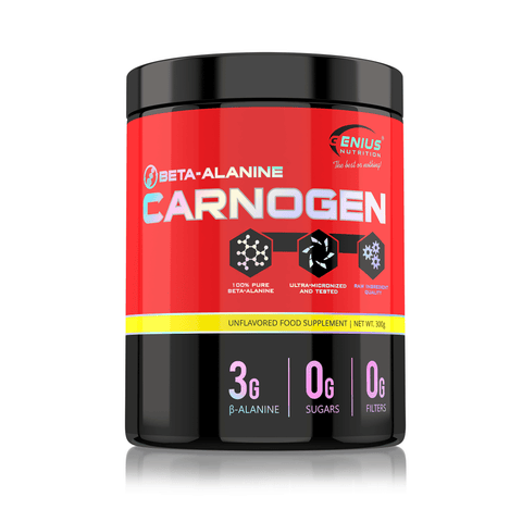Aminoacizi CarnoGen® Beta Alanina pudra, 300g, Genius Nutrition, Supliment alimentar pentru performanta 1