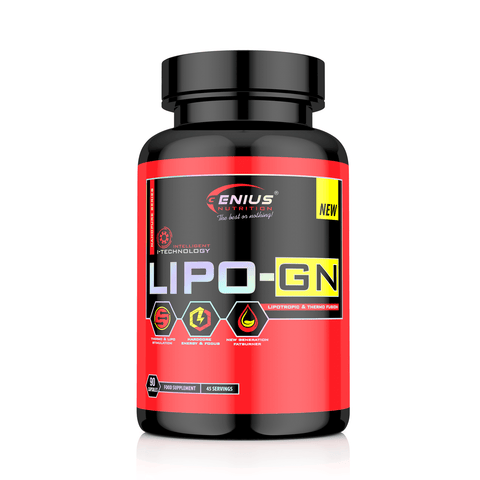 Arzatoare de grasimi LIPO - GN 90 capsule, Genius Nutrition, Arzator grasimi 1