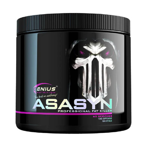 Slabire & Ardere grasimi | ASASYN 180 capsule, Genius Nutrition, Arzator de grasimi 0