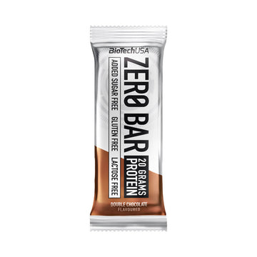 Alimente & Gustari | Baton proteic Zero Bar, 50g, BiotechUSA, Indulcit cu stevia si sucraloza 0