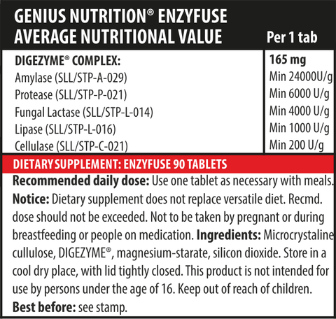 undefined | ENZYFUSE 90tabs/90 serv 1