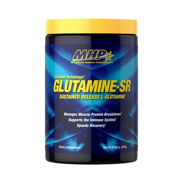 Aminoacizi | Glutamina SR, 300g, pudra, MHP, Supliment pentru recuperare 0