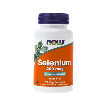 Stimulente hormonale | Seleniu 200mcg, 90 capsule, Now Foods, Supliment alimentar pentru glanda tiroida, vegan 0