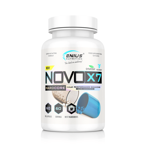 Stimulatoare hormonale NOVO - X7 60 capsule, Genius Nutrition, Stimulator testosteron 1