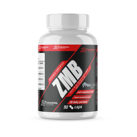 Suplimente sanatate sexuala | ZMB 90 capsule, Immortal Nutrition, Supliment alimentar pe baza de zinc, magneziu si vitamina B6 0
